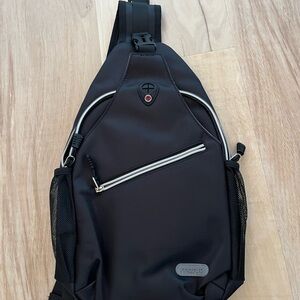 Black Sling Backpack